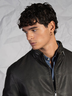 Giubbotto ecopelle|Colore:Moro