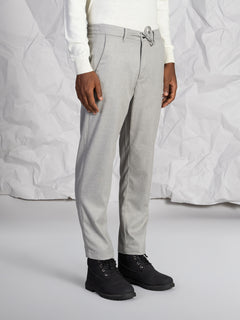 Pantaloni chino con laccio|Colore:Grigio