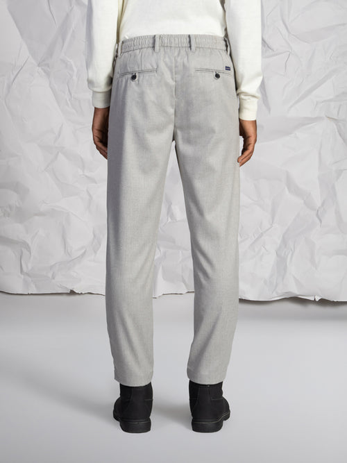 Pantaloni chino con laccio|Colore:Grigio