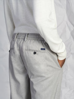 Pantaloni chino con laccio|Colore:Grigio