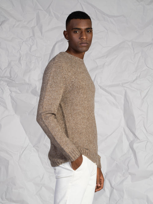 Maglia girocollo|Colore:Fango