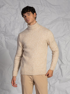 Maglia collo alto|Colore:Beige