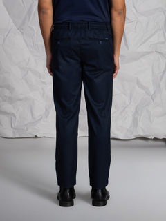 Pantaloni chino con laccio|Colore:Blu