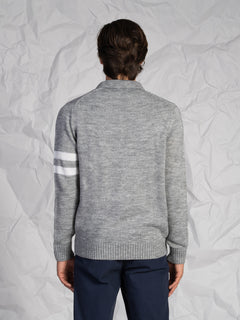 Cardigan con bottoni|Colore:Grigio