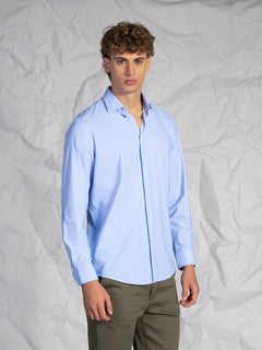 Camicia fantasia blu|Colore:Fantasia 2
