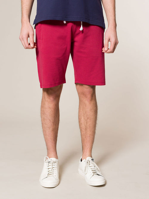 Shorts felpa|Colore:Bordeaux