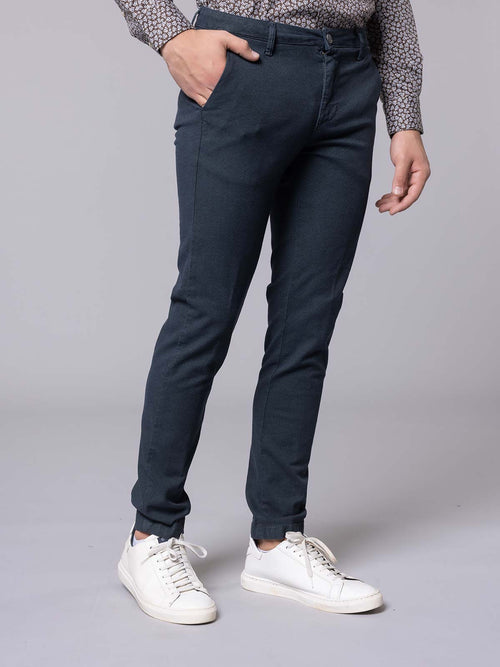 Pantaloni grisaglia|Colore:Bluette