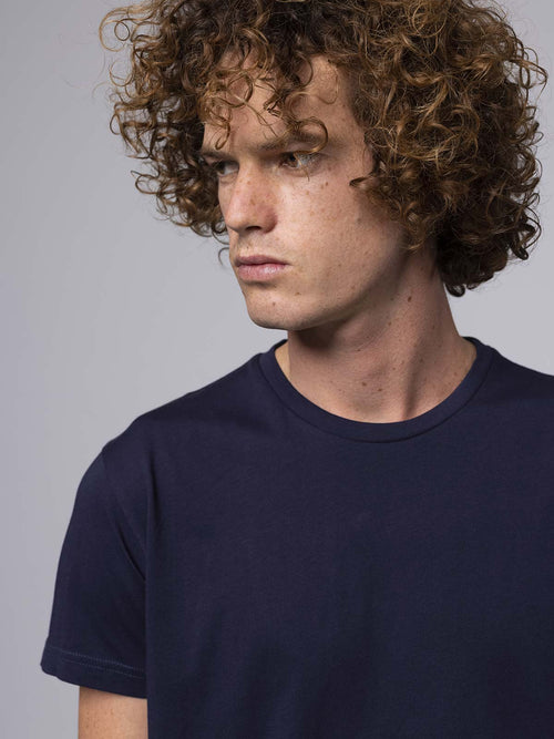 T-Shirt in cotone SUPIMA®|Colore:Blu