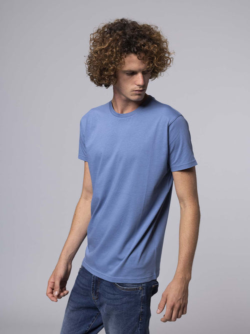 T-Shirt in cotone SUPIMA®|Colore:Jeans