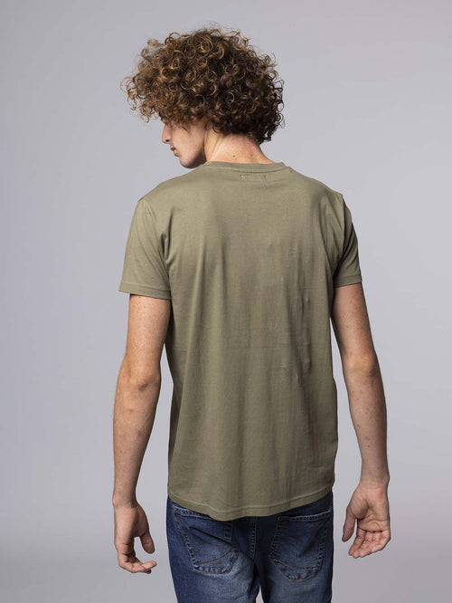 T-Shirt in cotone SUPIMA®|Colore:Verde militare