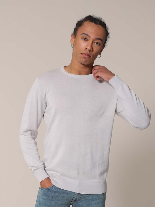 Maglia basic girocollo|Colore:Ghiaccio
