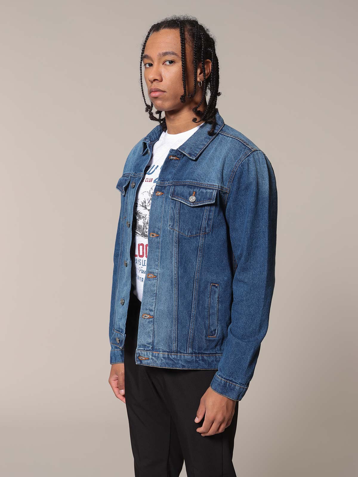Giacca Jeans scuro|Colore:Jeans