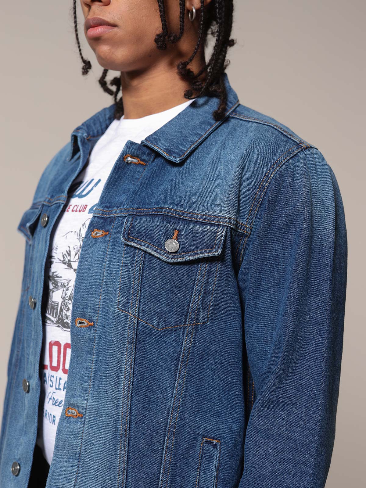 Giacca Jeans scuro|Colore:Jeans