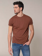 T-Shirt in cotone SUPIMA®|Colore:Moro