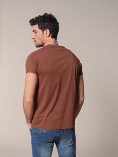T-Shirt in cotone SUPIMA®|Colore:Moro
