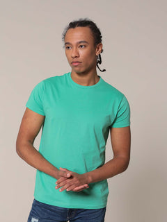 T-Shirt in cotone SUPIMA®|Colore:Verde acqua