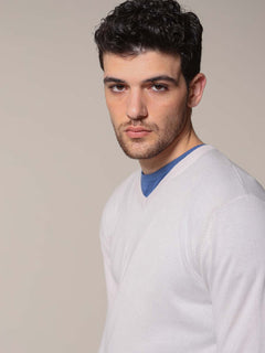 Maglia basic collo a V|Colore:Ghiaccio