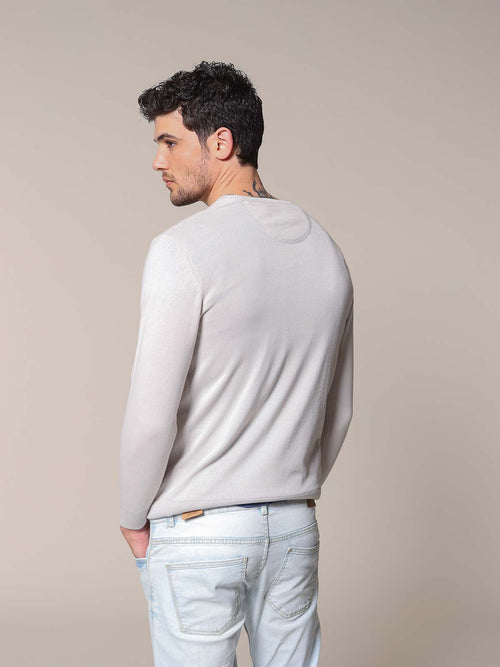 Maglia basic collo a V|Colore:Ghiaccio