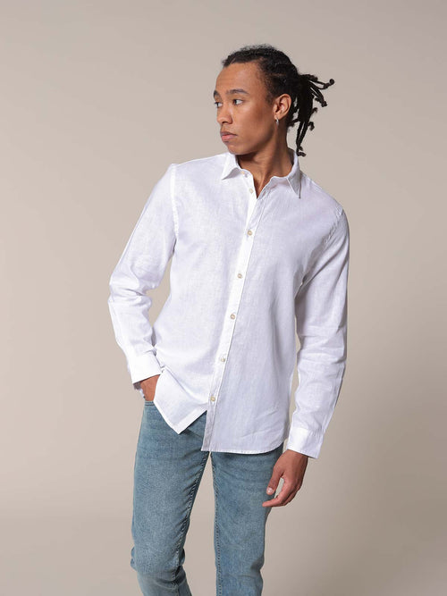 Cotton linen shirt
