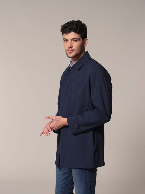 Trench|Colore:Blu