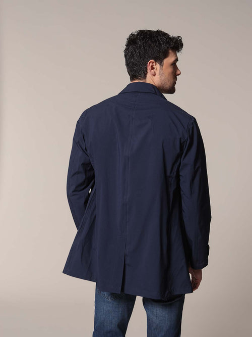 Trench|Colore:Blu