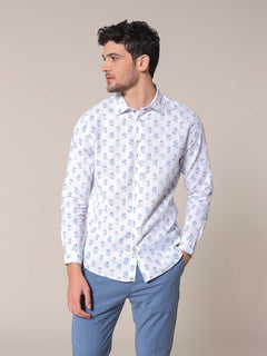 Floral patterned shirt