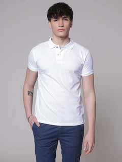 Polo logo ricamo|Colore:Bianco