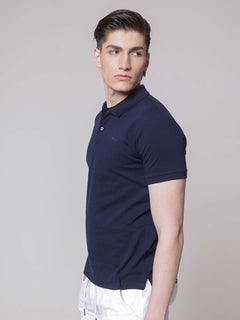 Polo logo ricamo|Colore:Blu