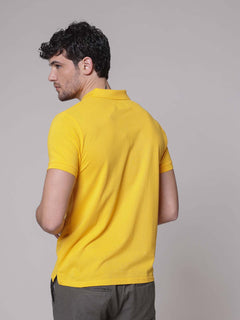 Polo logo ricamo|Colore:Giallo