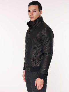 Giubbotto ecopelle |Colore:Nero