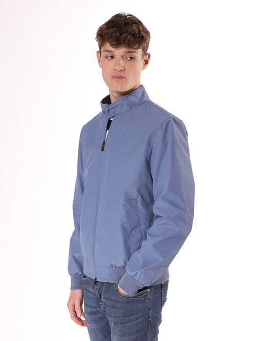 Giubbotto corto tessuto tecnico|Colore:Denim