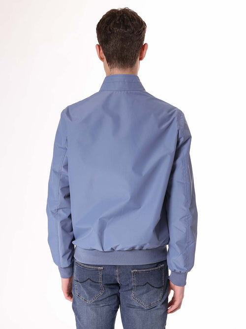 Giubbotto corto tessuto tecnico|Colore:Denim