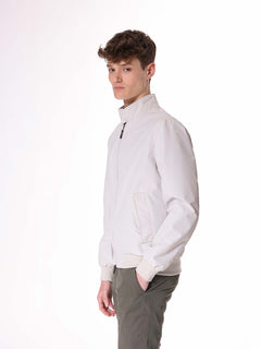 Giubbotto corto tessuto tecnico|Colore:Bianco