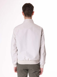 Giubbotto corto tessuto tecnico|Colore:Bianco