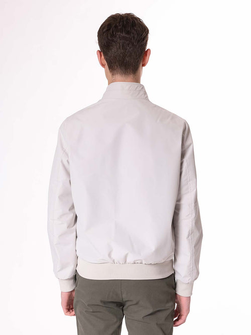 Giubbotto corto tessuto tecnico|Colore:Bianco