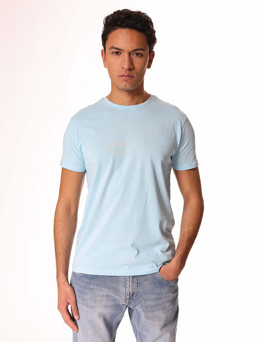 T-Shirt in cotone SUPIMA®|Colore:Cielo
