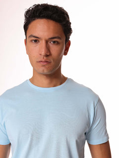 T-Shirt in cotone SUPIMA®|Colore:Cielo