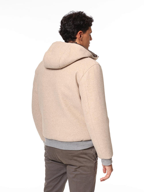 Giubbotto bomber in panno