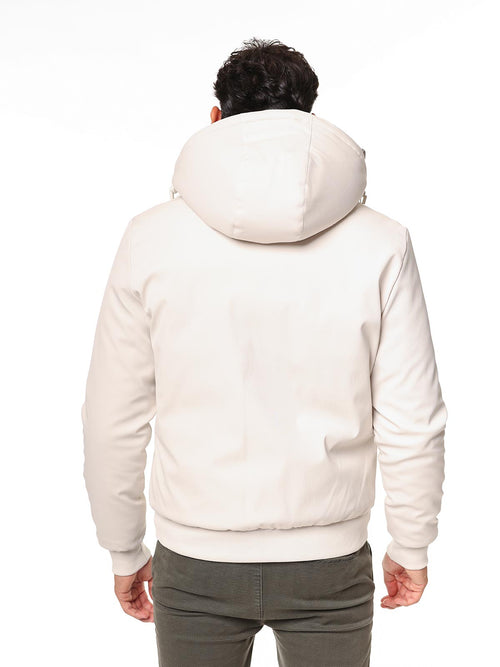 Giubbotto bomber con cappuccio