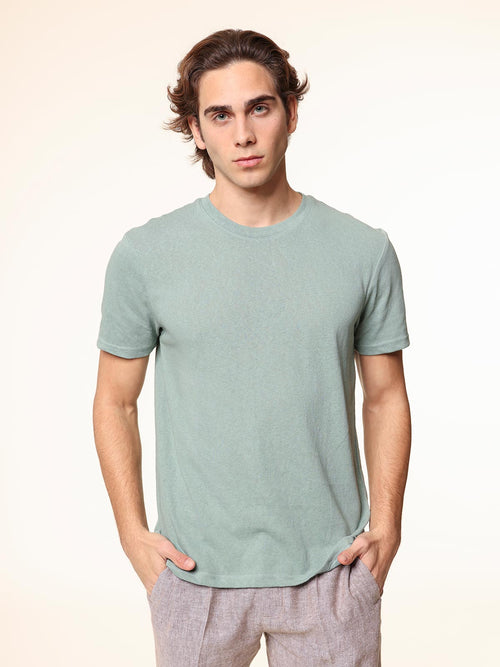 T-Shirt Maglia girocollo|Colore:Verde