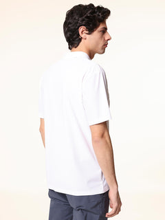 Polo in tessuto stretch|Colore:Bianco