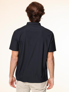 Polo in tessuto stretch|Colore:Blu