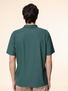 Polo in tessuto stretch|Colore:Verde