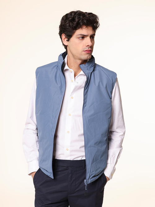 Gilet reversibile|Colore:Denim