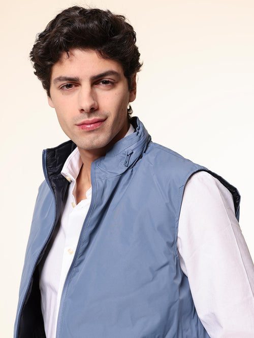 Gilet reversibile|Colore:Denim