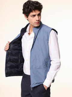 Gilet reversibile|Colore:Denim