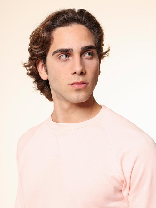 Felpa girocollo|Colore:Rosa
