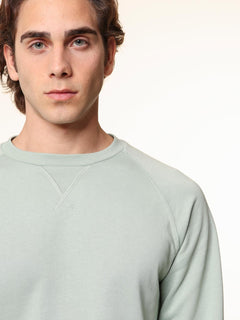 Felpa girocollo|Colore:Verde