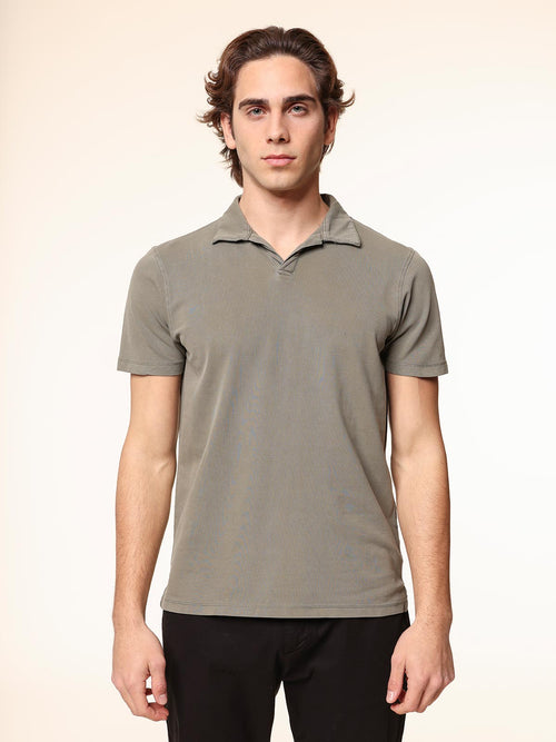 Polo senza bottoni|Colore:Verde