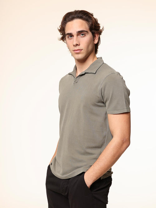 Polo senza bottoni|Colore:Verde